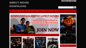 What Directmoviedl.com website looked like in 2019 (5 years ago)