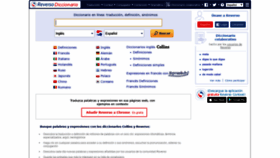 What Diccionario.reverso.net website looked like in 2019 (5 years ago)