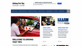 What Drivingtesttips.biz website looked like in 2019 (5 years ago)