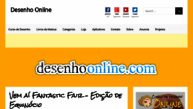 What Desenhoonline.com website looked like in 2019 (5 years ago)