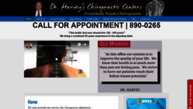 What Drharveychiropractic.com website looked like in 2019 (5 years ago)