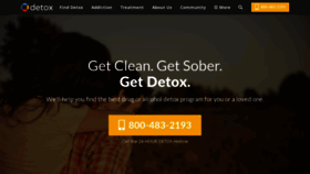 What Detox.com website looked like in 2019 (5 years ago)