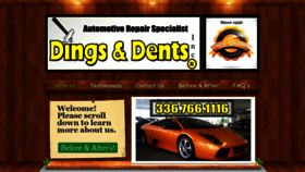 What Dingsanddents.com website looked like in 2019 (5 years ago)