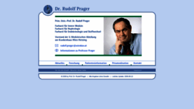 What Drprager.at website looked like in 2019 (5 years ago)