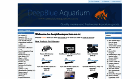 What Deepblueaquarium.co.nz website looked like in 2019 (5 years ago)