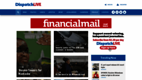 What Dispatchlive.co.za website looked like in 2019 (5 years ago)