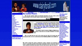 What Dairyforall.com website looked like in 2019 (5 years ago)