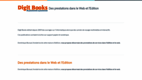 What Digitbooks.fr website looked like in 2019 (5 years ago)