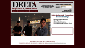 What Deltauniformsllc.com website looked like in 2019 (5 years ago)