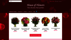 What Dchouseofflowers.com website looked like in 2019 (5 years ago)