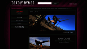 What Deadlydymes.com website looked like in 2019 (5 years ago)