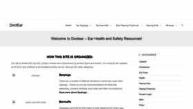 What Doctear.com website looked like in 2019 (5 years ago)