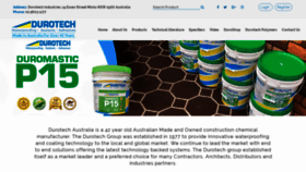 What Durotechindustries.com.au website looked like in 2019 (5 years ago)