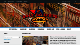 What Dalerobertscomics.com website looked like in 2019 (5 years ago)