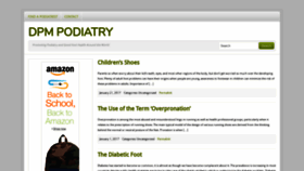 What Dpmpodiatry.org website looked like in 2019 (5 years ago)