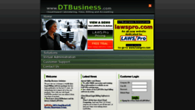 What Dtbusiness.com website looked like in 2019 (5 years ago)