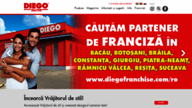 What Diego-romania.ro website looked like in 2019 (5 years ago)