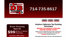What Dbplumber.com website looked like in 2019 (5 years ago)