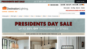 What Destinationlighting.com website looked like in 2019 (5 years ago)
