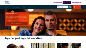 What Dela.nl website looked like in 2019 (5 years ago)