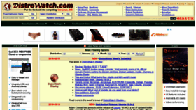 What Distrowatch.org website looked like in 2019 (6 years ago)