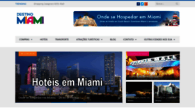 What Destinomiami.com.br website looked like in 2019 (5 years ago)