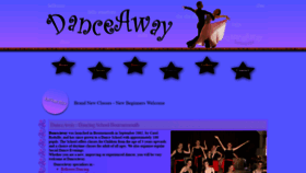 What Dance-away.co.uk website looked like in 2019 (5 years ago)