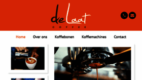 What Delaatcoffee.nl website looked like in 2019 (5 years ago)