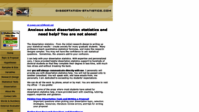 What Dissertation-statistics.com website looked like in 2019 (5 years ago)