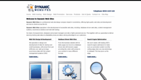 What Dynamicwebsites.co.uk website looked like in 2019 (5 years ago)