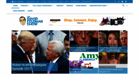 What Davidfeldmanshow.com website looked like in 2019 (5 years ago)