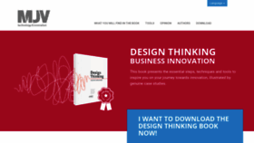 What Designthinkingbook.com website looked like in 2019 (5 years ago)