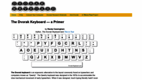What Dvorak-keyboard.com website looked like in 2019 (5 years ago)