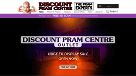 What Discountpramcentre.co.uk website looked like in 2019 (5 years ago)