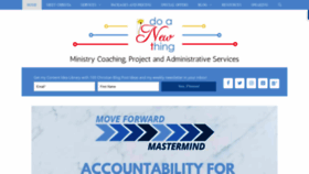 What Doanewthing.com website looked like in 2019 (6 years ago)