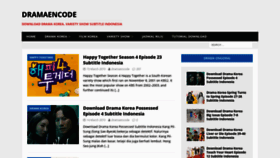 What Dramaencode.com website looked like in 2019 (5 years ago)