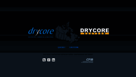 What Drycore.com website looked like in 2019 (5 years ago)