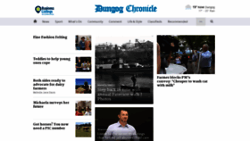 What Dungogchronicle.com.au website looked like in 2019 (5 years ago)