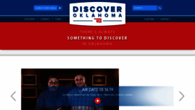 What Discoveroklahomatv.com website looked like in 2019 (5 years ago)