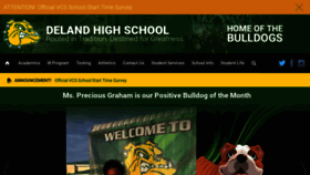 What Delandhs.org website looked like in 2019 (5 years ago)