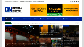 What Destaknewsbrasil.com.br website looked like in 2019 (5 years ago)