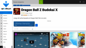 What Dragon-ball-z-budokai-x.uptodown.com website looked like in 2019 (5 years ago)