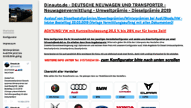 What Dinauto24.de website looked like in 2019 (5 years ago)