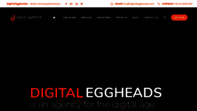 What Digitaleggheads.com website looked like in 2019 (5 years ago)