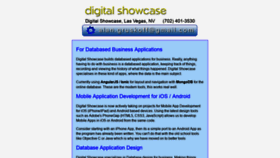 What Digitalshowcase.biz website looked like in 2019 (5 years ago)