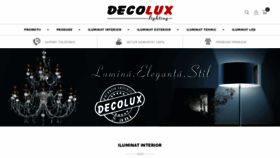 What Decolux.ro website looked like in 2019 (5 years ago)