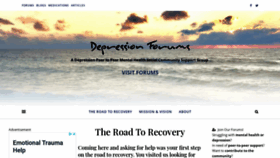 What Depressionforums.org website looked like in 2019 (5 years ago)