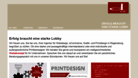 What Die-lobby.de website looked like in 2019 (6 years ago)