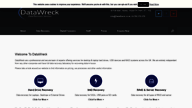 What Datawreck.co.uk website looked like in 2019 (6 years ago)
