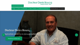 What Denisboucq.com website looked like in 2019 (5 years ago)